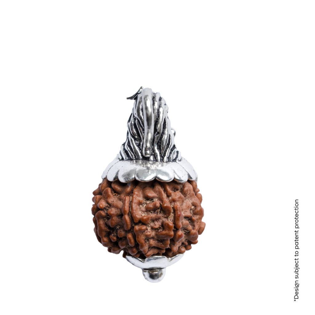 Adiyogi Pendant (7 Mukhi Nepali Rudraksha) With Chain