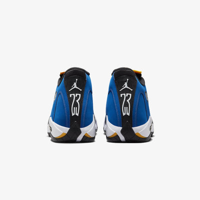 Jordan | AIR JORDAN 14 RETRO  { VARSITY ROYAL/BLACK-VARSITY MAIZE-WHITE