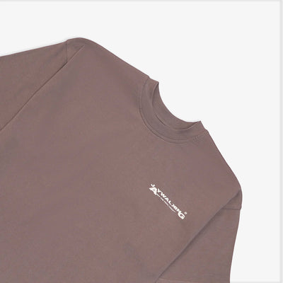 JAYWALKING | ART FACE 8.0 T-SHIRT { BROWN