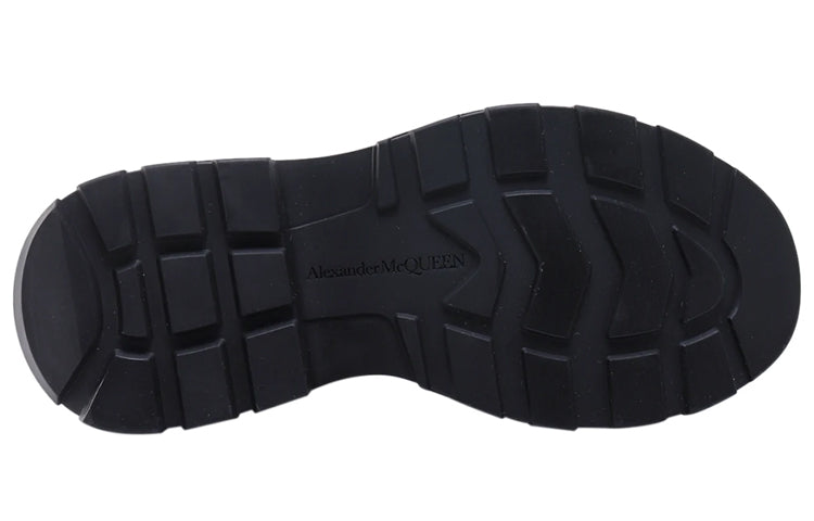 Alexander Mcqueen Tread Slick Sock Boot Black Red