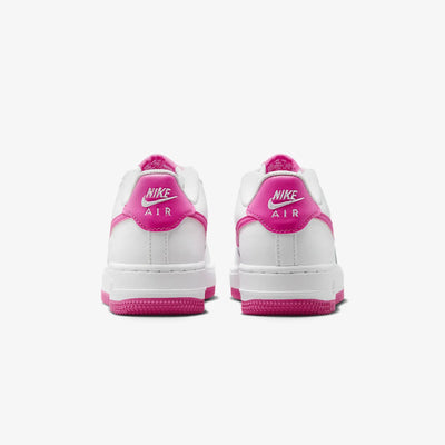 Nike | AIR FORCE 1 (GS)  { WHITE/LASER FUCHSIA