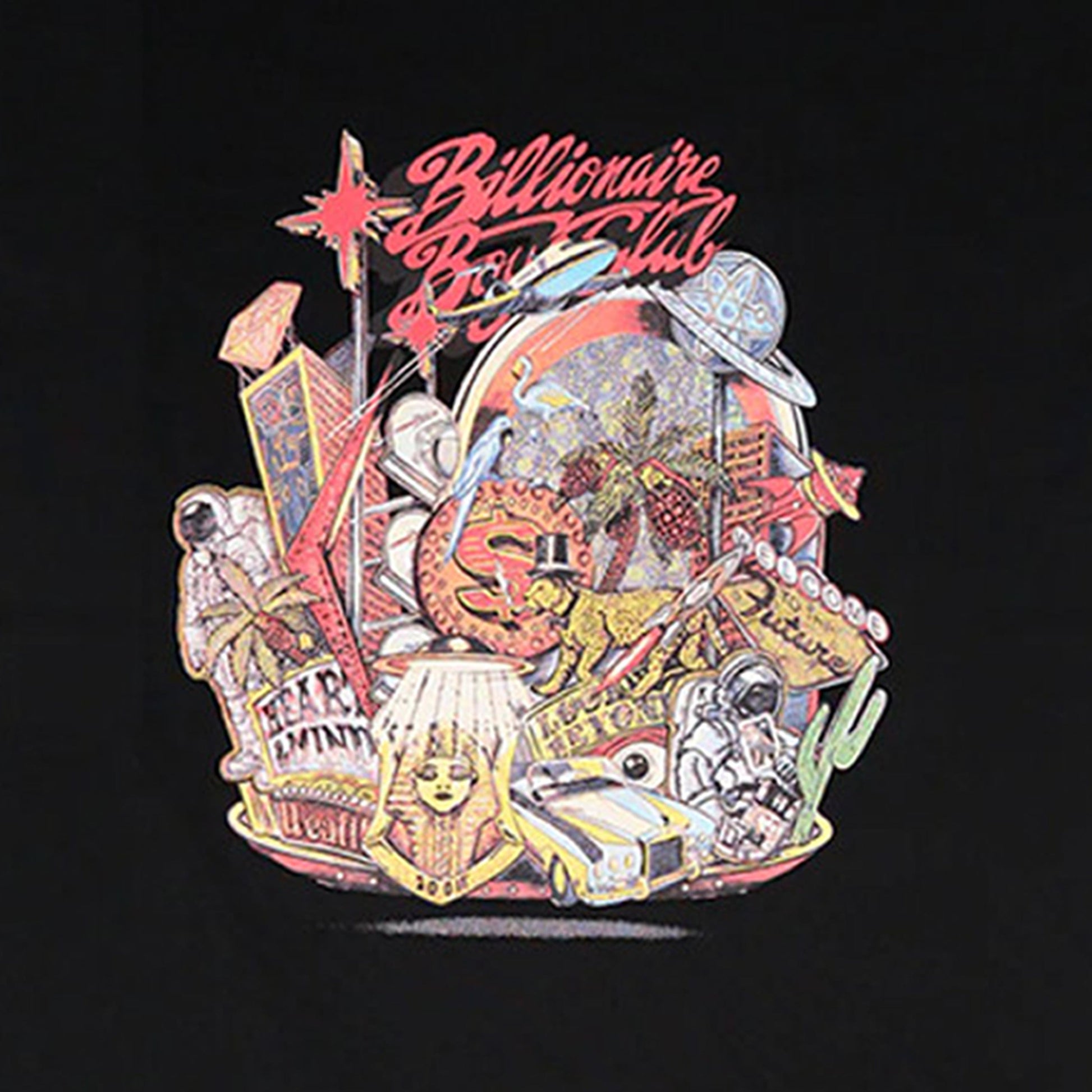 BILLIONAIRE BOYS CLUB | BB FLOATING CITY SS TEE { BLACK