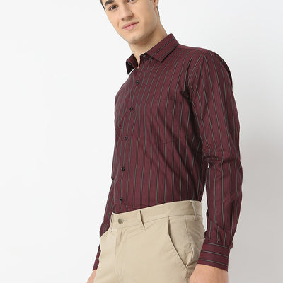 Herringbone Striped Shirt