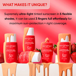 Strawberry Dew Tinted Sunscreen SPF 50+ PA++++