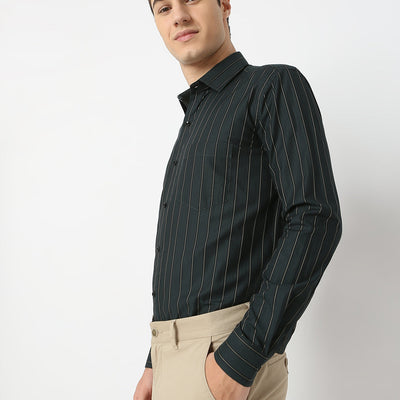 Herringbone Striped Shirt