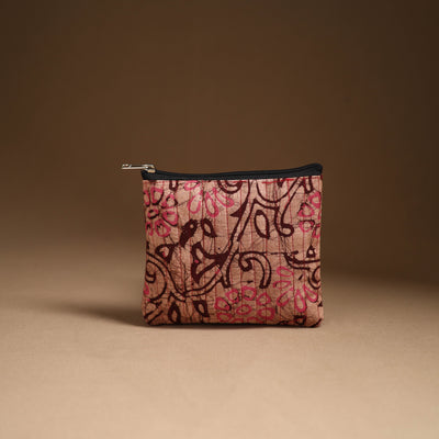 Brown - Handmade Cotton Utility Pouch Set 01