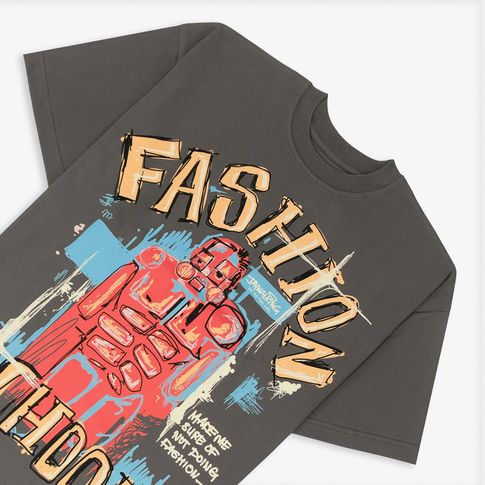 JAYWALKING | FASHION SCHOOL 2.0 T-SHIRT { GREY