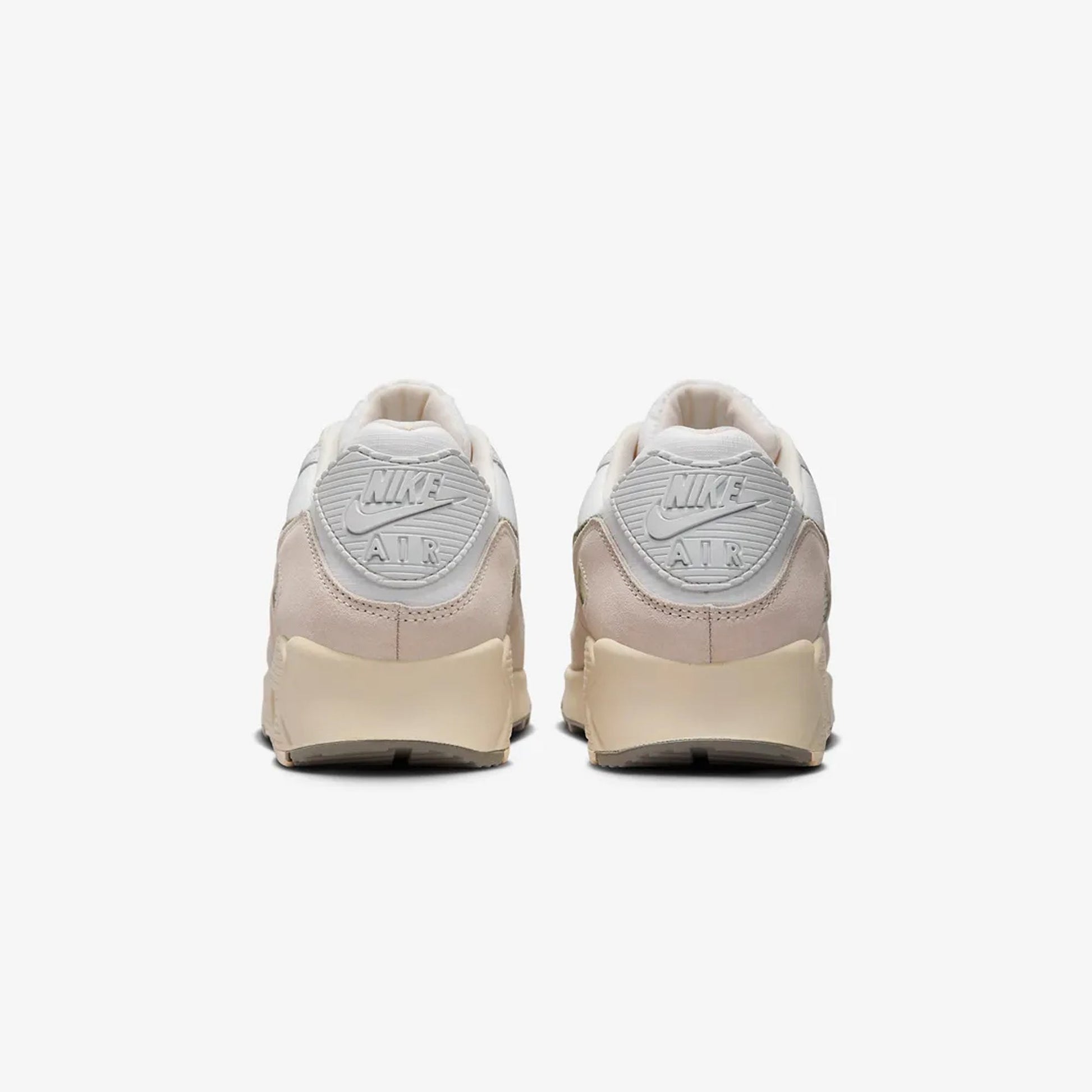Nike | AIR MAX 90 SE  { WHITE/DARK STUCCO-SUMMIT WHITE-PHANTOM