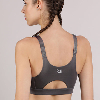 Energize Intense Sports Bra - Volcanic Glass