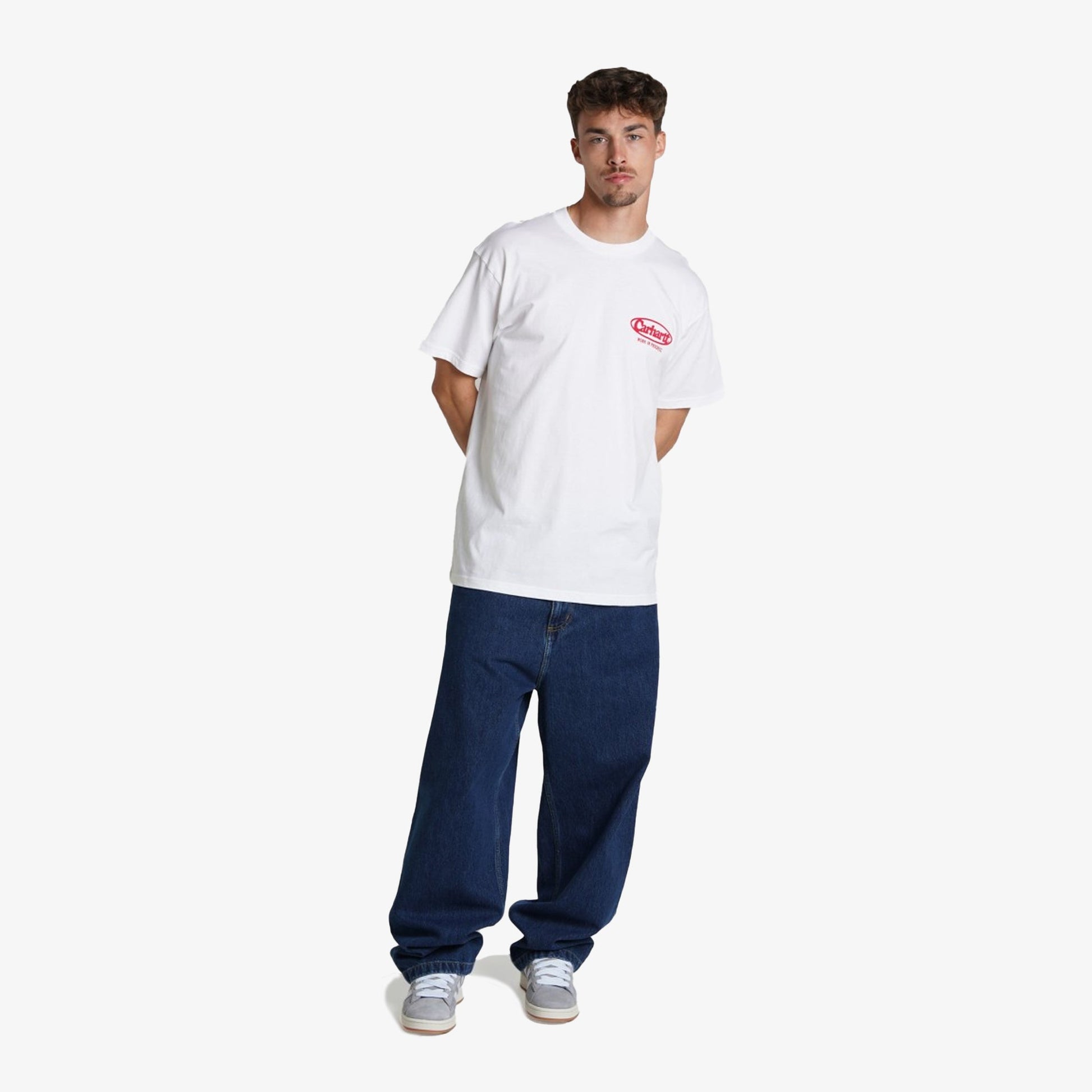 Carhartt | S/S LOGO T-SHIRT { WHITE