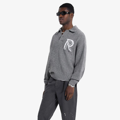 Represent | INITIAL BOUCLE POLO  { GREY