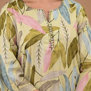 green-printed-pure-cotton-co-ord-set