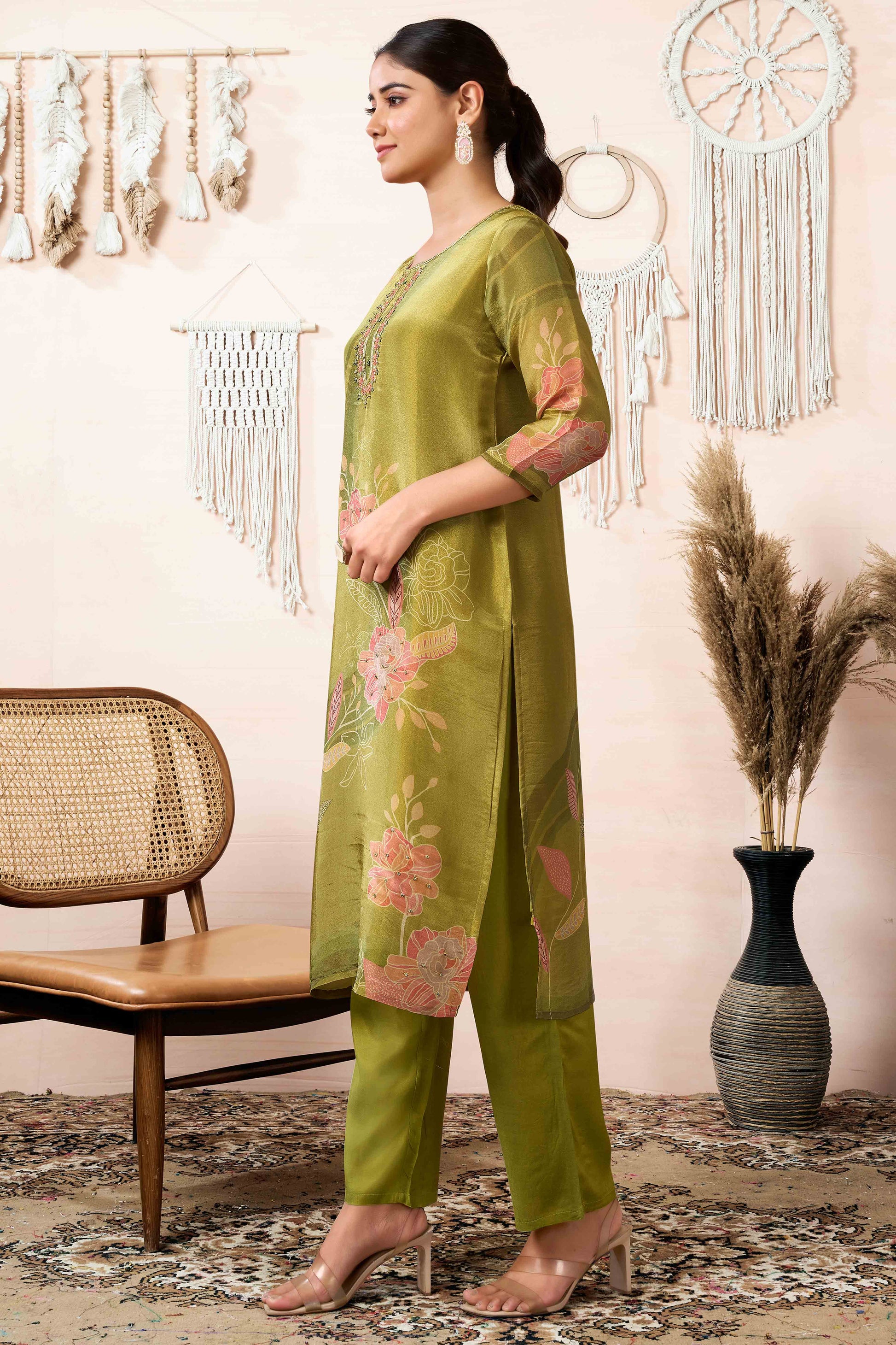 green-floral-printed-with-handwork-shimmer-organza-straight-salwar-suit