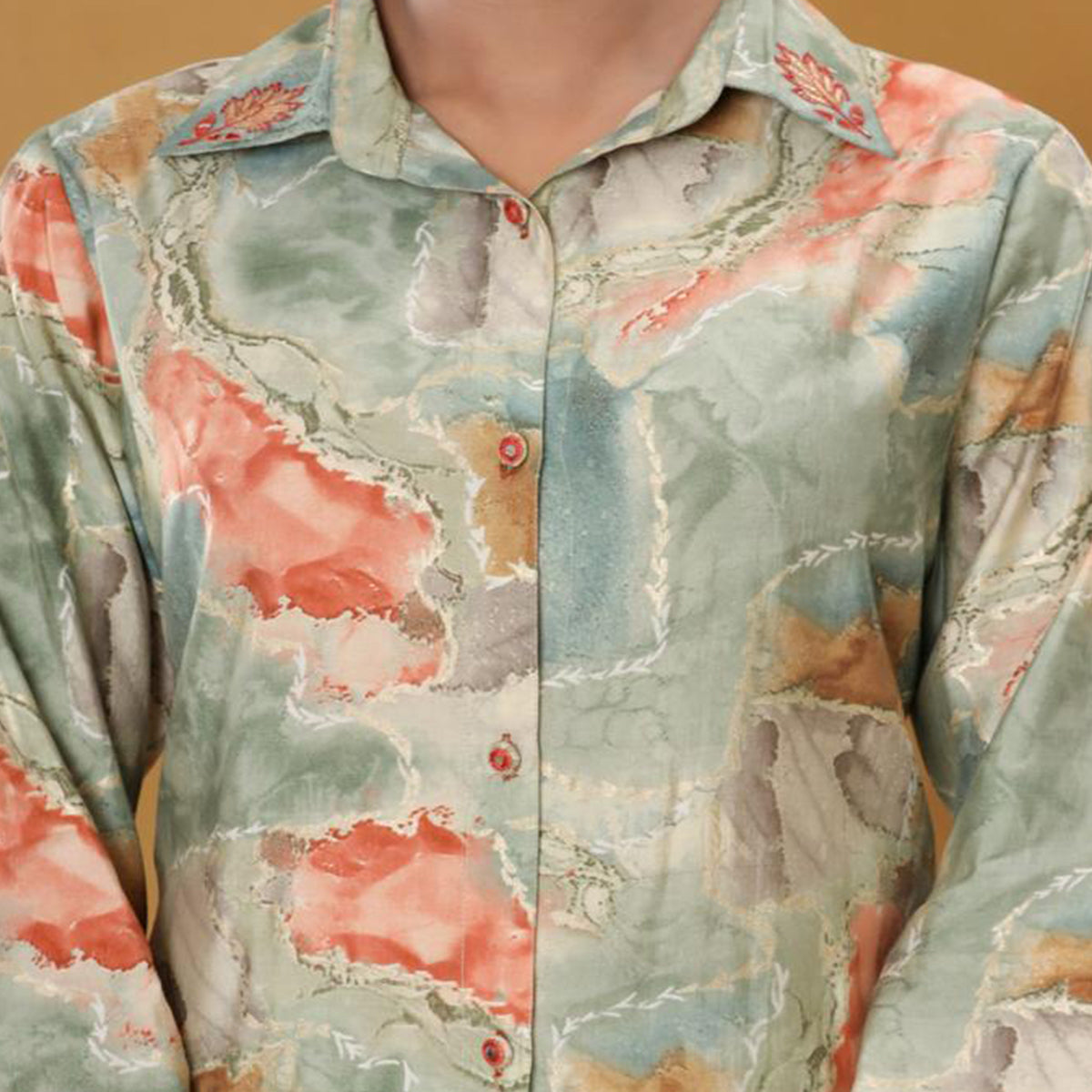 green-printed-muslin-co-ord-set