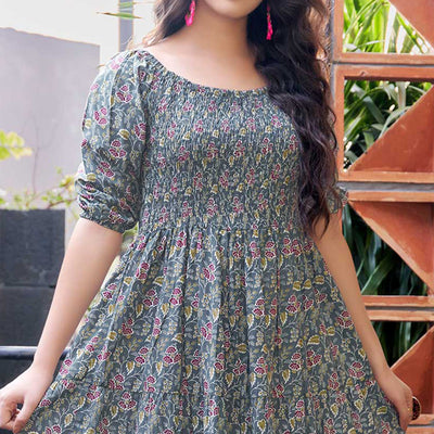 grey-floral-printed-pure-cotton-maxi-dress