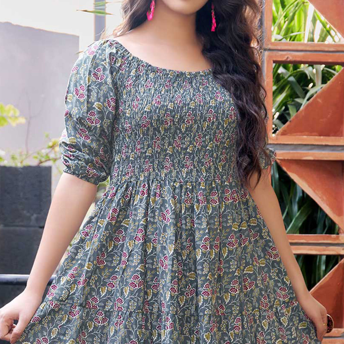 grey-floral-printed-pure-cotton-maxi-dress