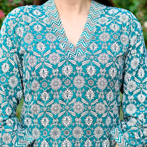 green-floral-printed-pure-cotton-salwar-suit-1