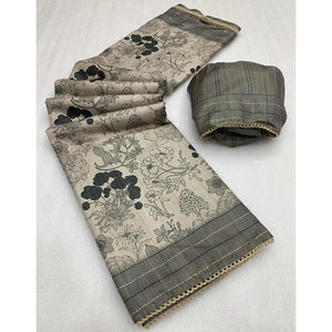 grey-floral-digital-printed-tussar-silk-saree