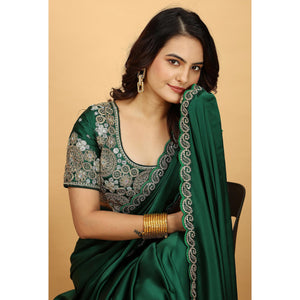 green-solid-satin-saree-with-sequins-embroidered-border