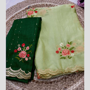 green-floral-embroidered-chiffon-saree-4