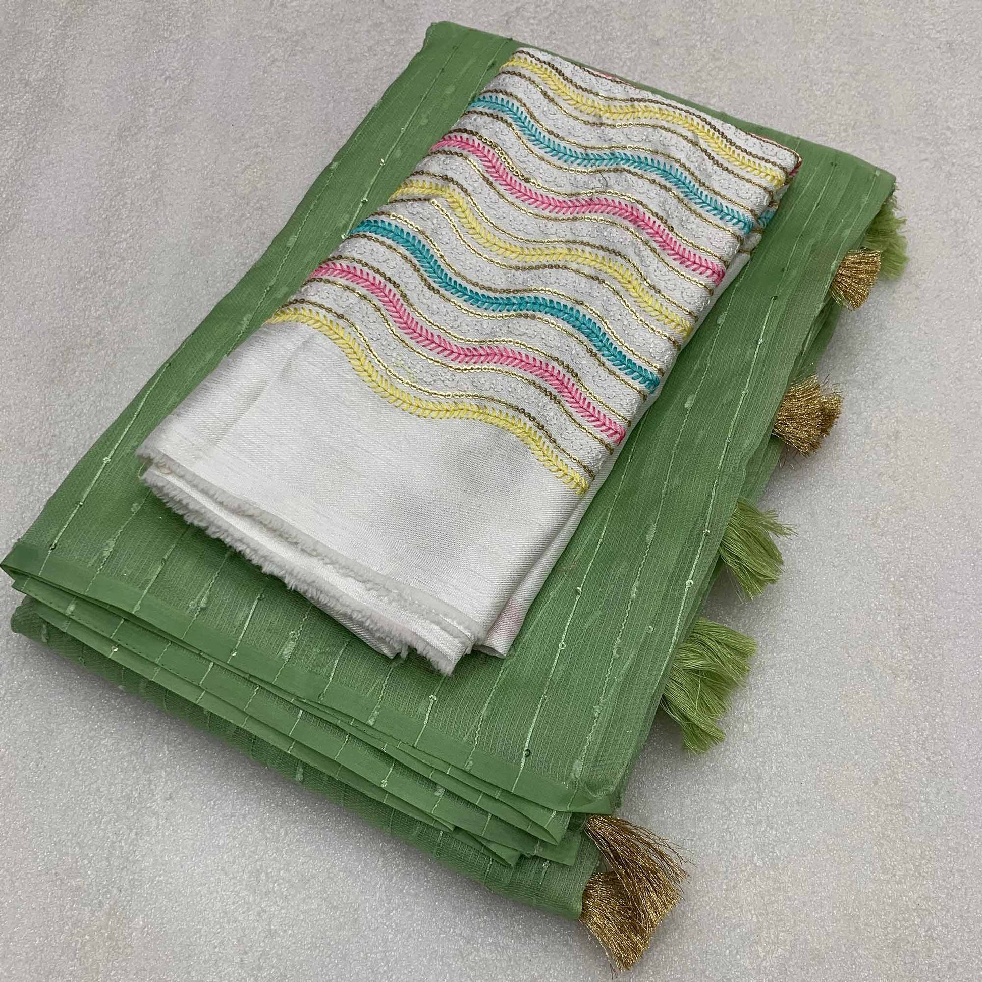 green-sequins-embroidered-organza-saree-2