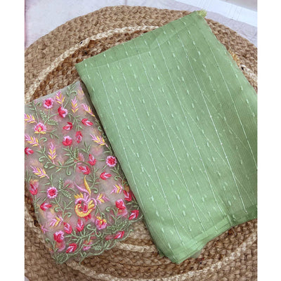 green-sequins-embroidered-organza-saree-with-tassels