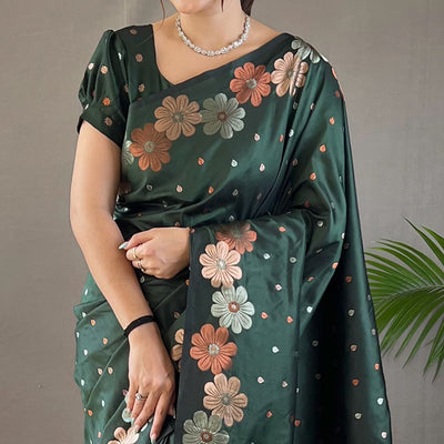 green-floral-zari-woven-pure-silk-saree