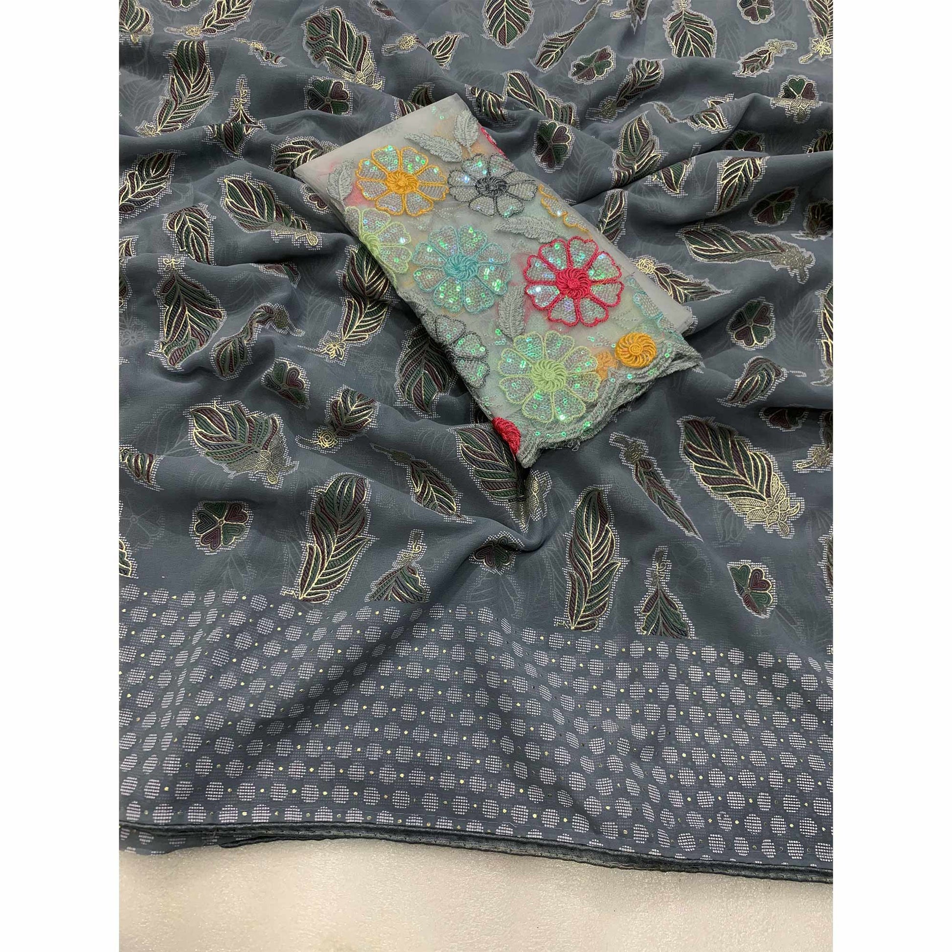 grey-floral-foil-printed-georgette-saree-6