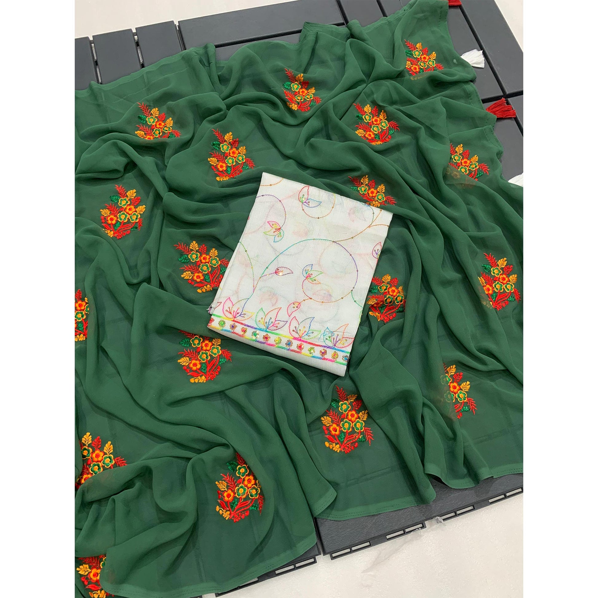 green-floral-embroidered-georgette-saree-3