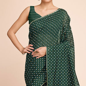 green-bandhani-printed-cotton-silk-saree