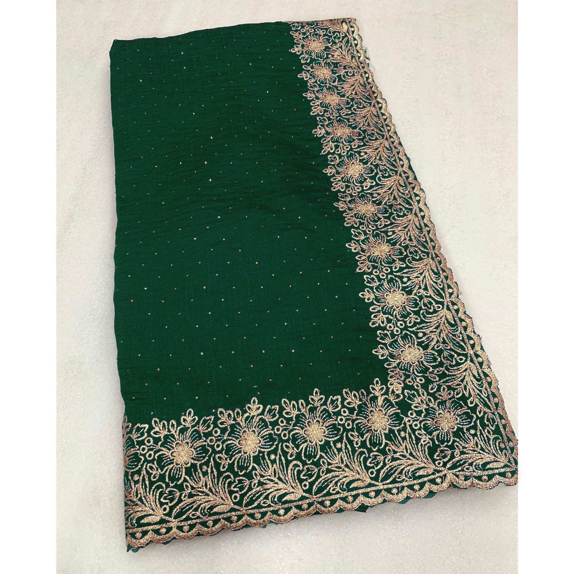 green-embroidered-with-swarovski-work-vichitra-silk-saree