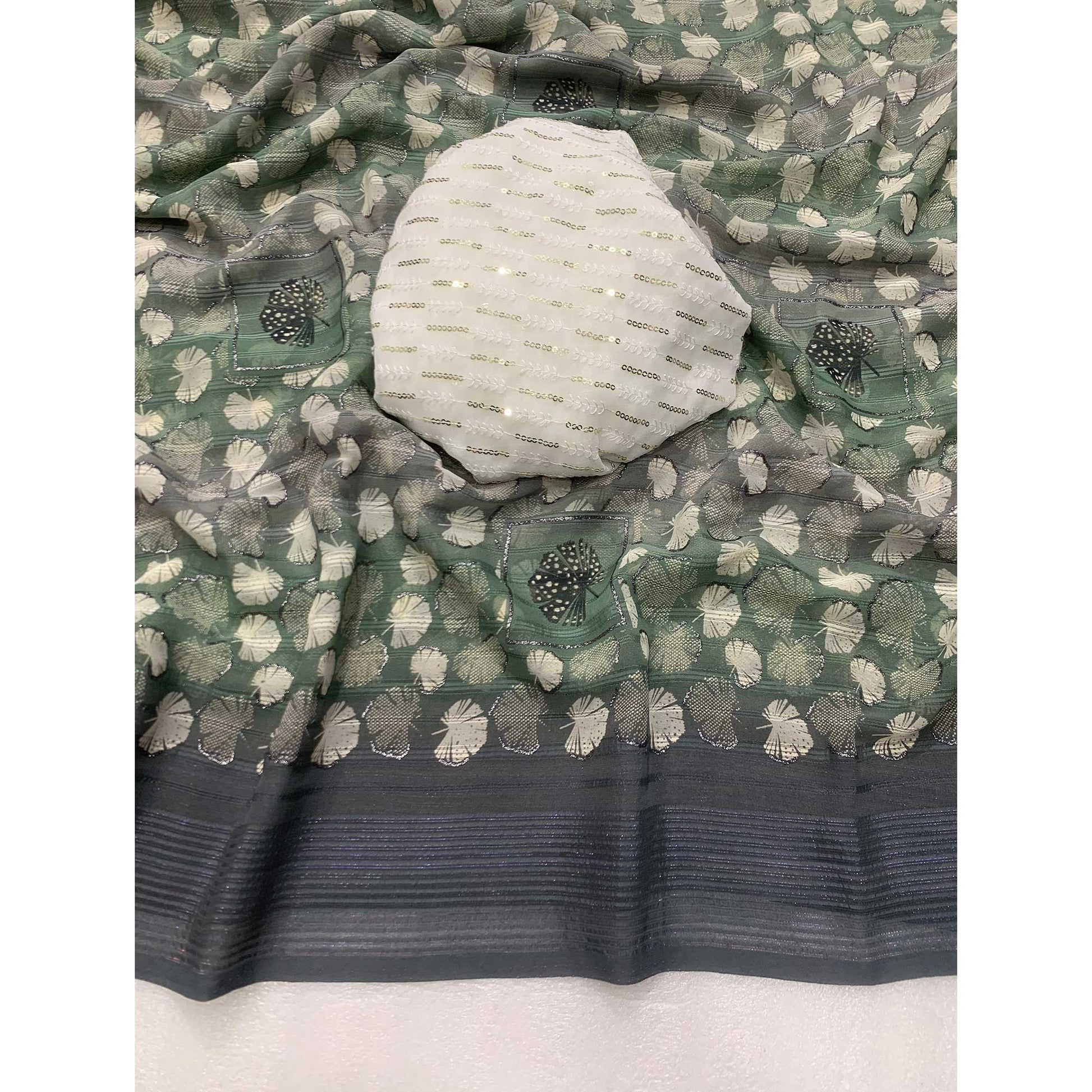 grey-floral-foil-printed-georgette-saree-with-tassels-4