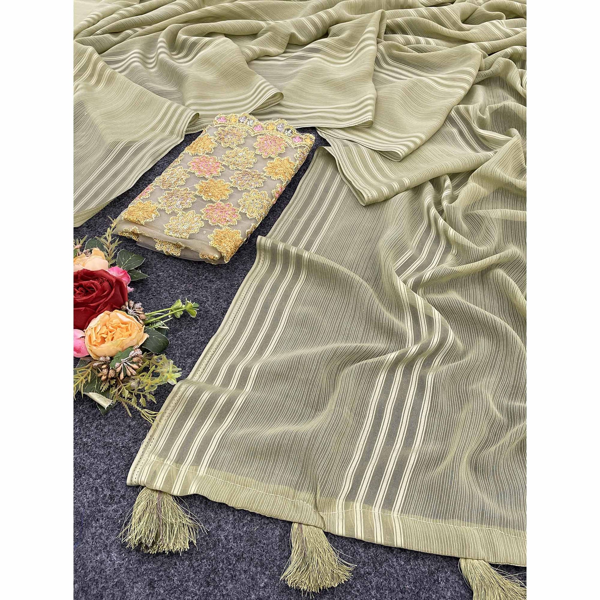 green-zari-striped-woven-georgette-saree