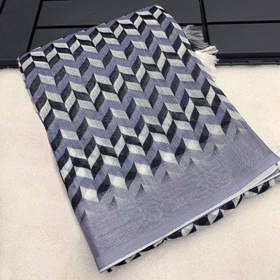 white-black-kalamkari-digital-printed-linen-saree