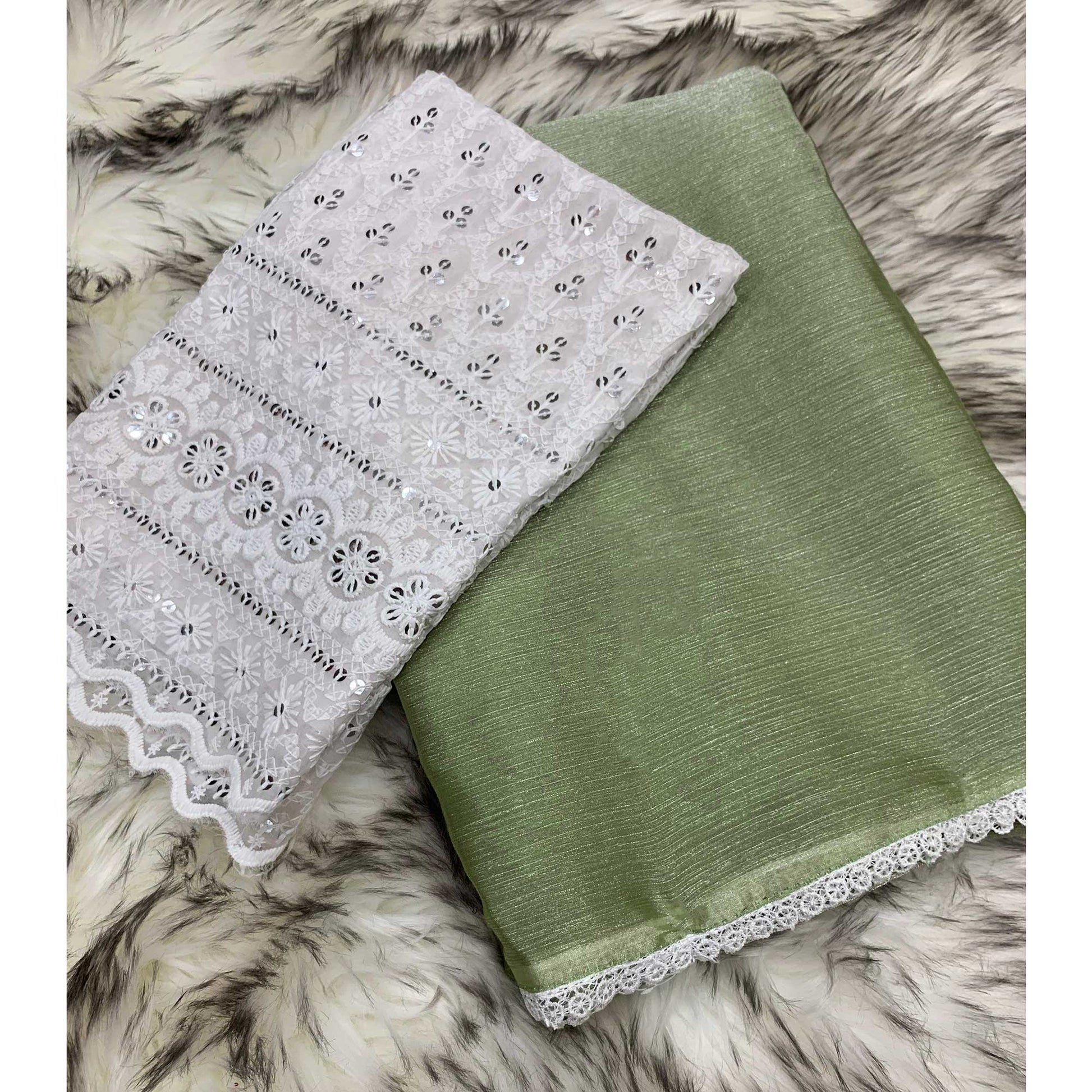 green-solid-chiffon-saree-saree-with-lace-border