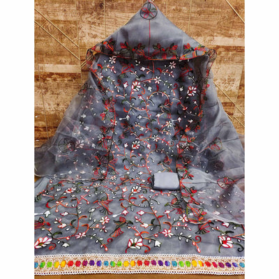 grey-floral-embroidered-organza-dress-material-4