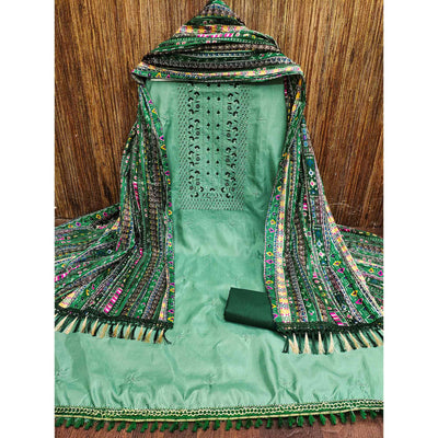 green-floral-sequins-embroidered-cotton-silk-dress-material