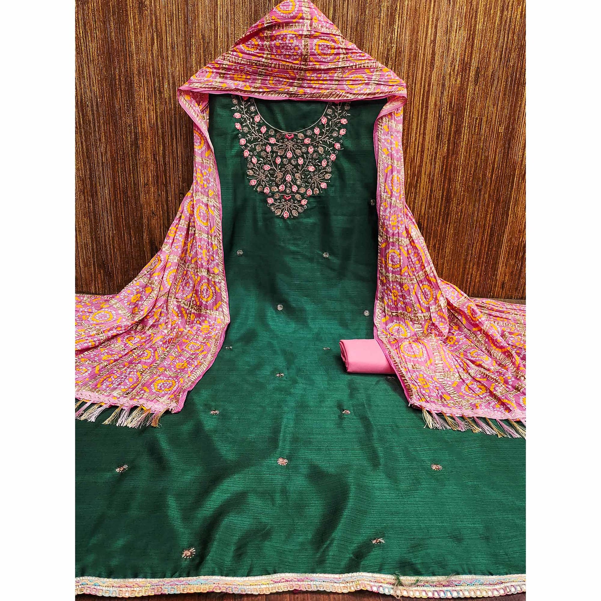 green-floral-sequins-embroidered-cotton-blend-dress-material
