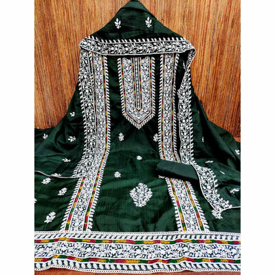 green-floral-embroidered-cotton-silk-dress-material-5
