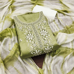 green-floral-sequins-embroidered-cotton-silk-dress-material-8