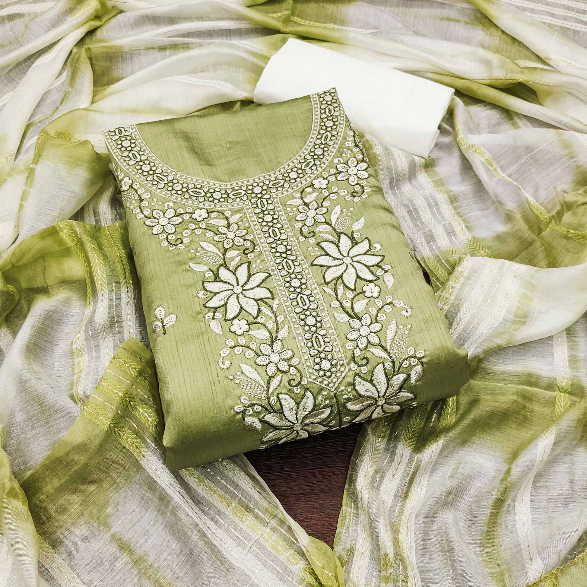 green-floral-sequins-embroidered-cotton-silk-dress-material-8