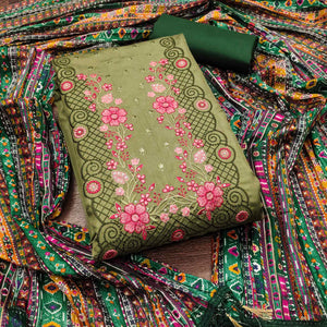 green-floral-sequins-embroidered-cotton-silk-dress-material-15