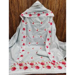 grey-floral-embroidered-chanderi-cotton-dress-material-2