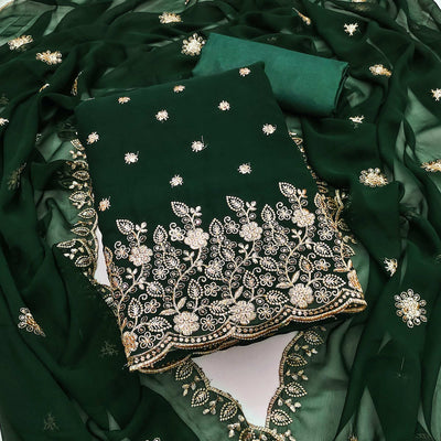 green-floral-sequins-embroidered-georgette-dress-material-27