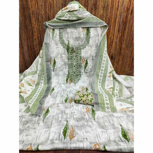green-floral-printed-with-embroidered-cotton-blend-dress-material