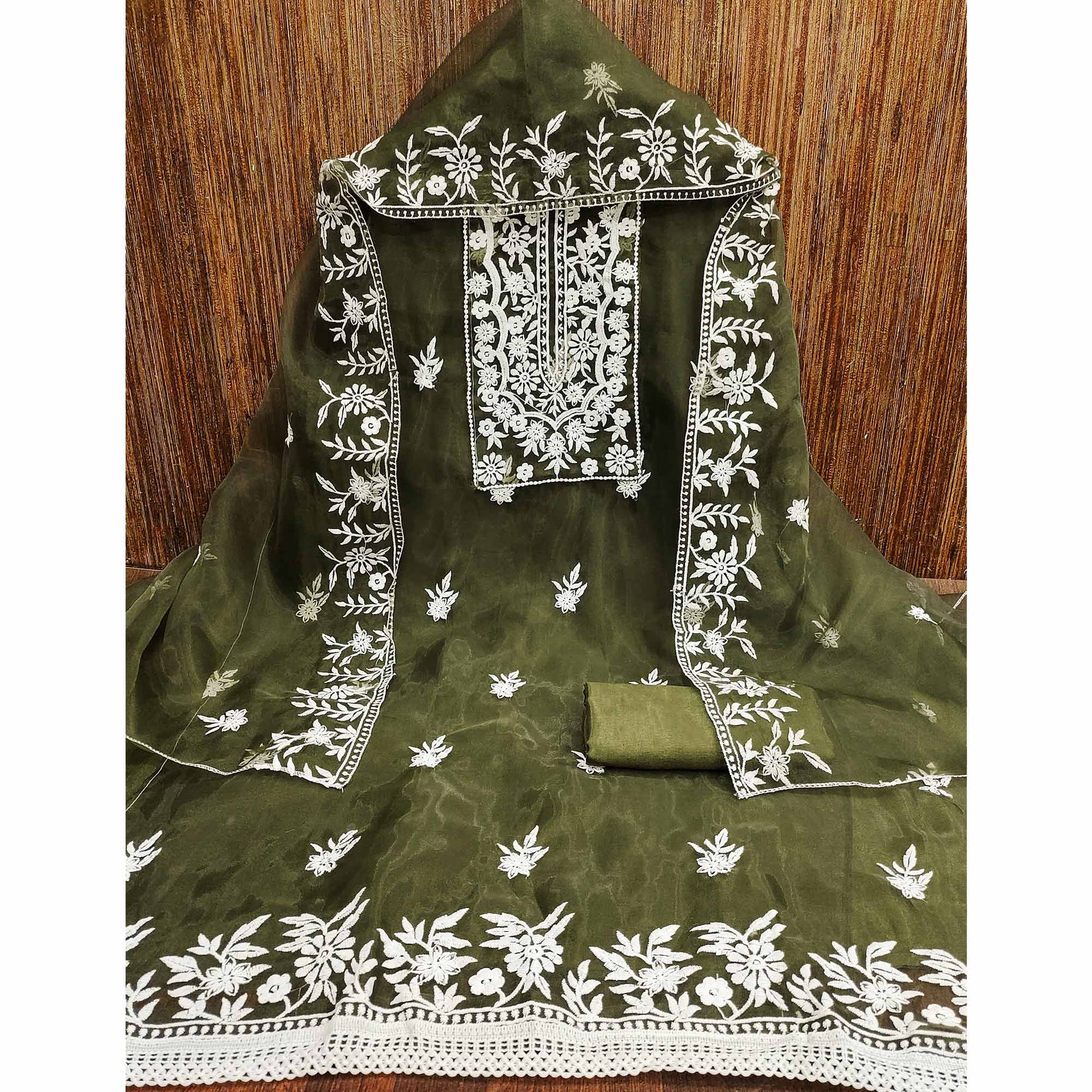 green-floral-embroidered-organza-dress-material-8