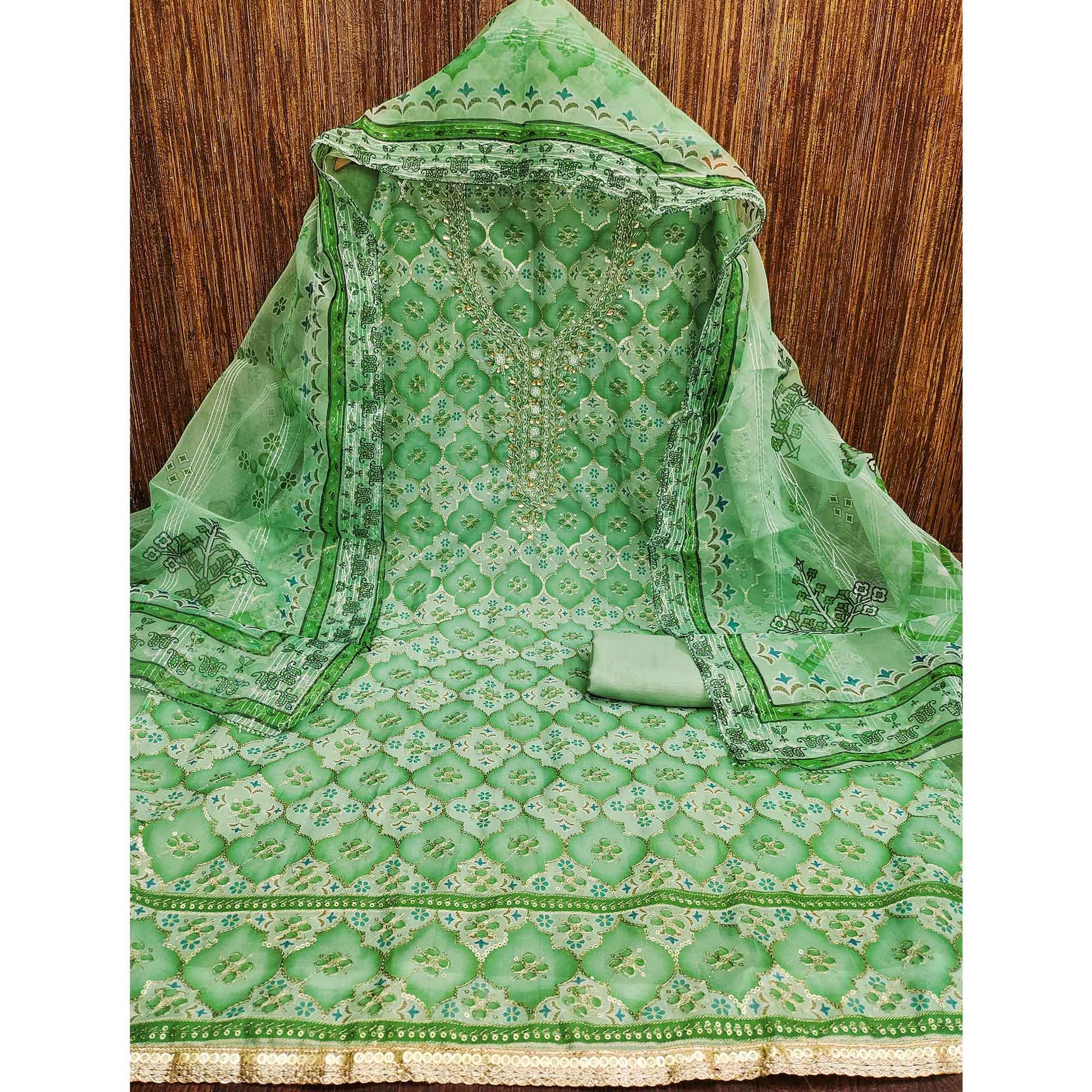 green-printed-with-sequins-embroidered-organza-dress-material