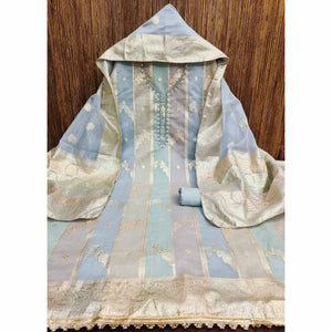 grey-floral-woven-with-hand-embroidered-jacquard-dress-material