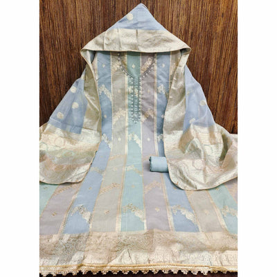 grey-floral-woven-with-hand-embroidered-jacquard-dress-material