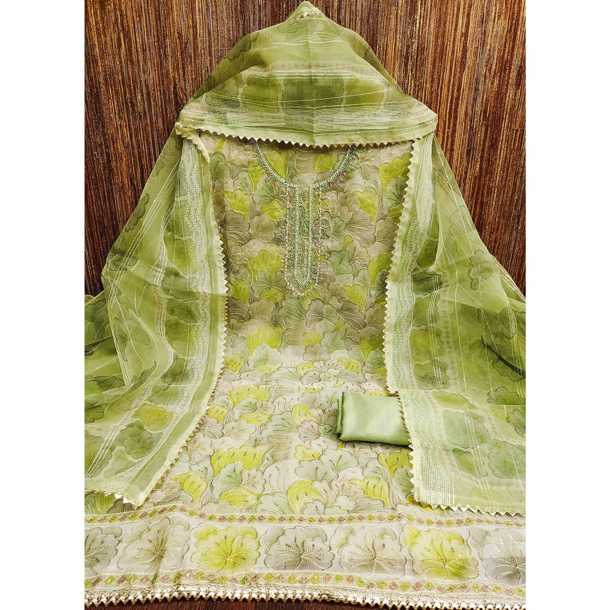 green-floral-print-with-sequins-embroidered-organza-dress-material